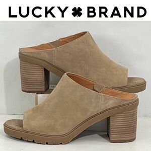 Lucky Brand Women’s Dalliey Suede Mule Sandals